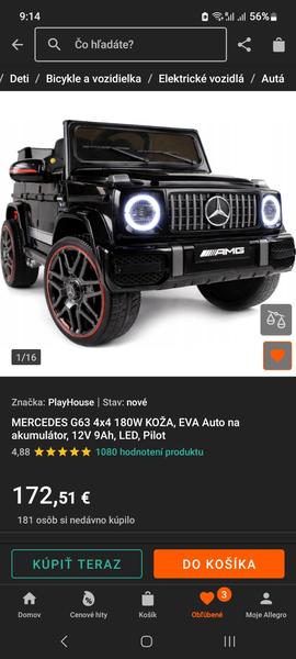 Elektrické autíčko pre 1,5-ročného syna – odporúčania kde kúpiť?