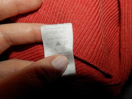 Oranžovo-tehlový svetrík, e-vie,42