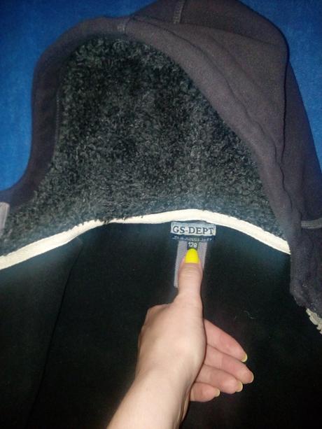 Zateplena mikina, 128