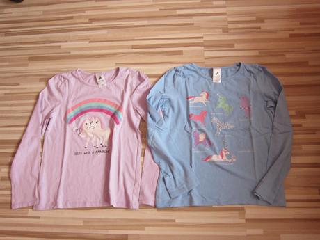 2x tričko s poni na doma, palomino,134