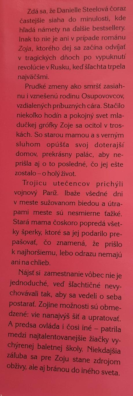 Zoja, danielle steel,