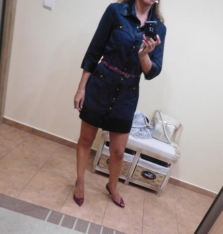 Košeľové šaty, s