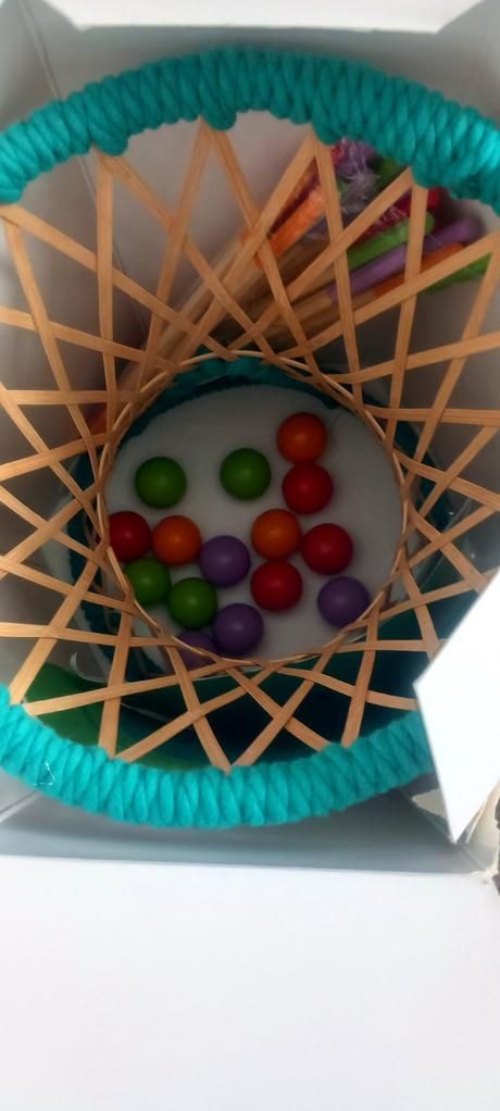 Bambusová spoločenská hra pallina,