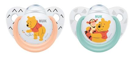 Nuk cumlík trendline macko pu s púzdrom 2ks, 6-18m, nuk