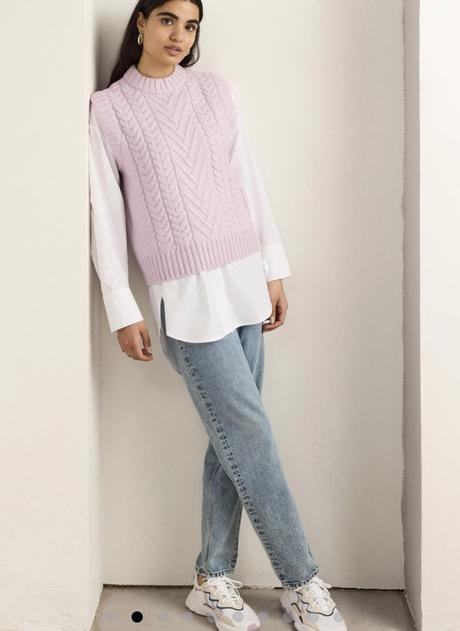 Nádherná pletená vesta lindex, lindex,l / xl