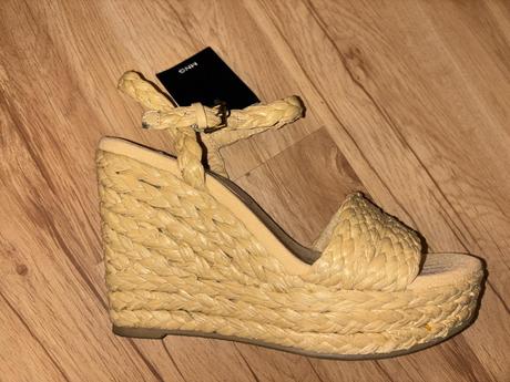 Platformove sandále mango 38/39, mango,38 / 39