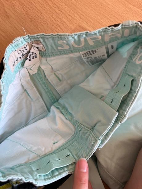 Kraťasy s opaskom, h&m,104