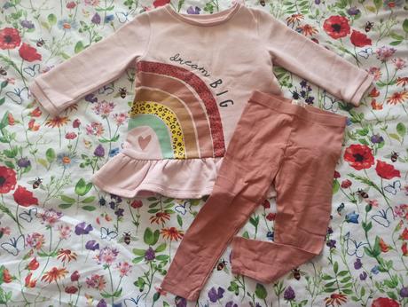 Set sukničková mikina a legíny, f&f,92