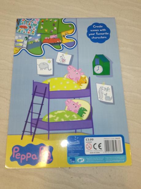Peppa pig colouring / sticker / play pack nau19, 