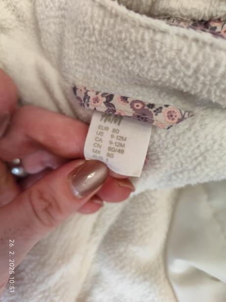 Zimná kombinéza, h&m,80