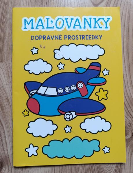 Maľovanky - dopravné prostriedky,