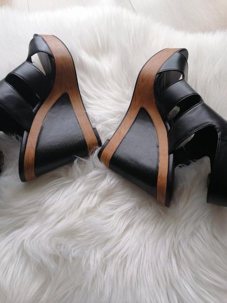 Dámske sandále platformy, graceland,40