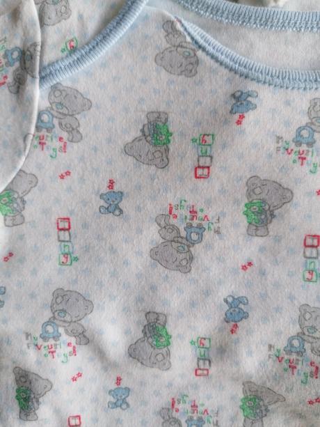 Modré body macko, f&f,74