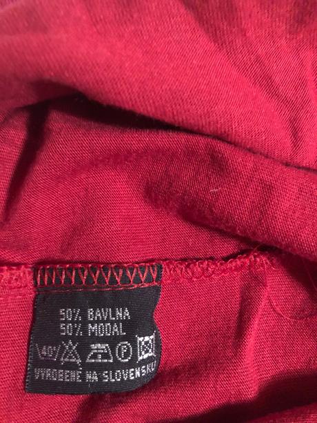 Cervene panske tricko bez rukavov 54, 54