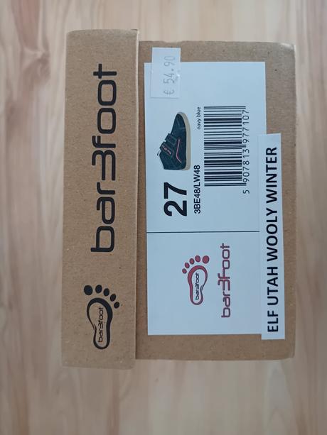 Zimné barefoot topánky, poštovné v cene, 27