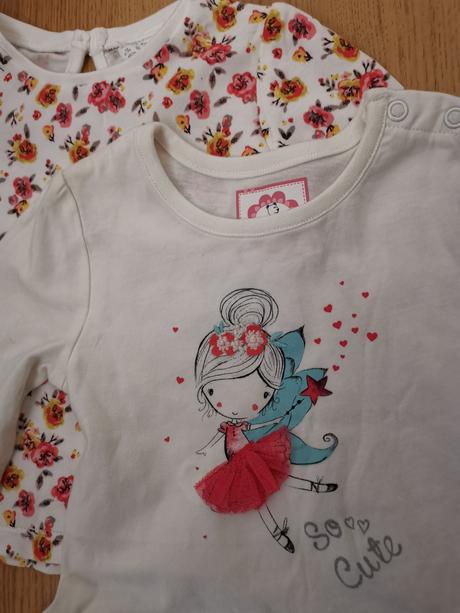 Trička 2 ks, f&f,68