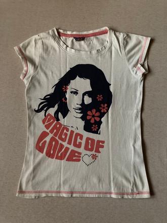 Dievčenské tričko s dievčatkom, 134