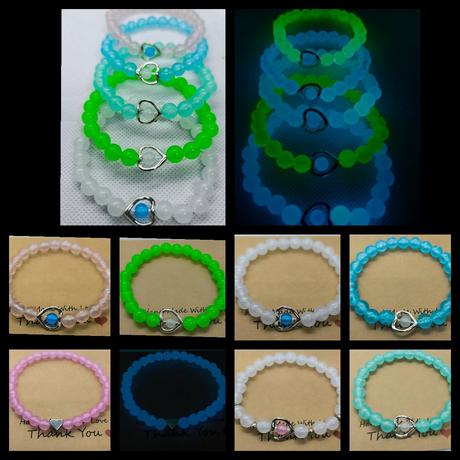 Netradičné -fluorescenté náramky, anjelikovia,