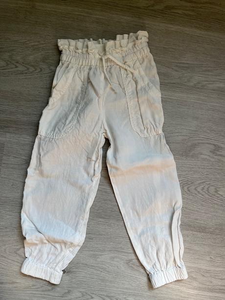 Zara ľanové nohavice, zara,116