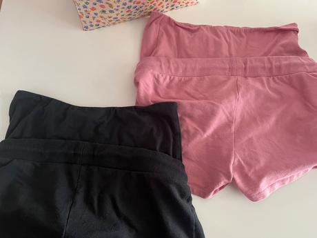 Tehotenské bavlnené kraťasy, l