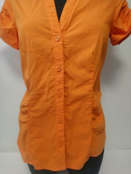 Dámska elastická oranžová blúzka, sa.hara, s