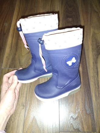 Svietiace gumáky, v. 22/23 + nepremokavá bunda, lupilu,23