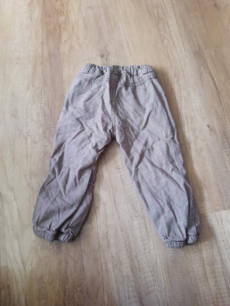 Dievcenske zateplene nohavce, h&m,92