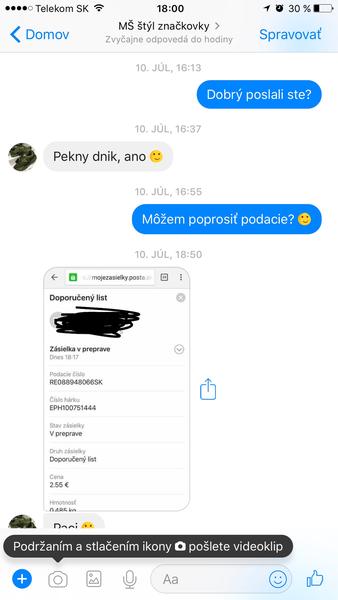 MŠ štýl značkovky a M-Luxury podvodná facebooková stránka