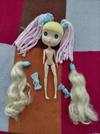 Babika klbova, tvoriva-2 vrkoce,2 vlasky, 3 sponky, 