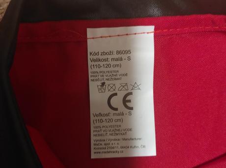 Kostym na karneval- hasič, 