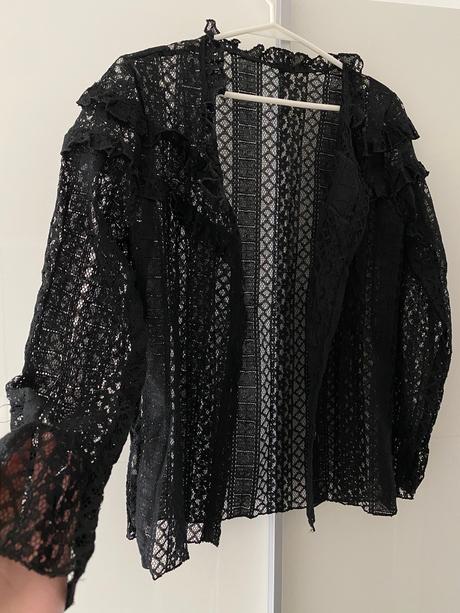 Čipkovaná bluzka, s