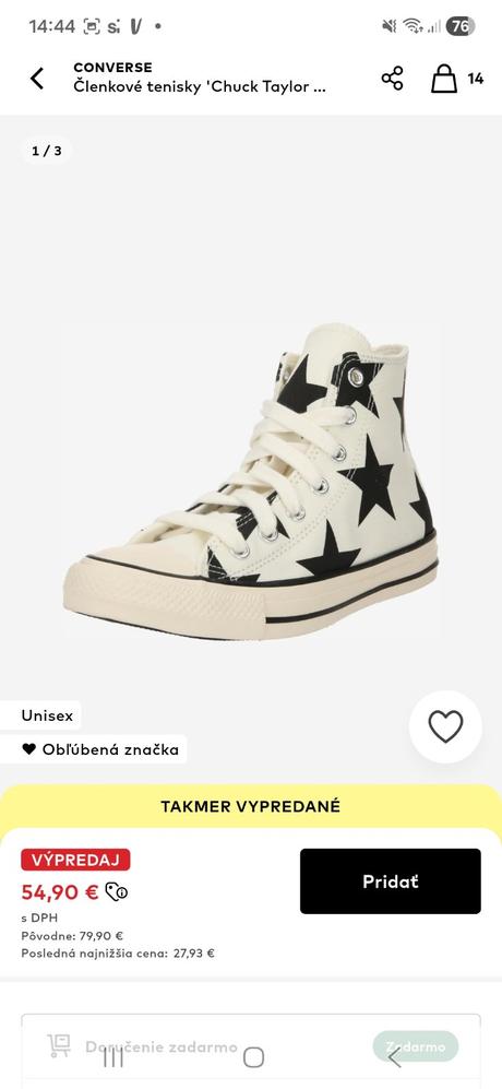 Converse tenisky parádne, converse,36