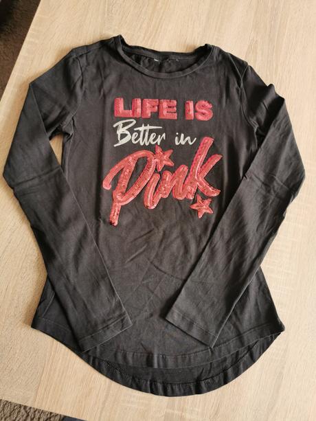 Tričko pink, mango,140