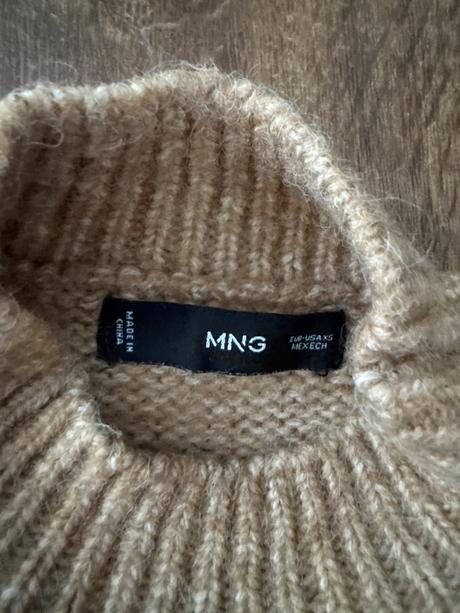 Pásikavý sveter, mango,xs