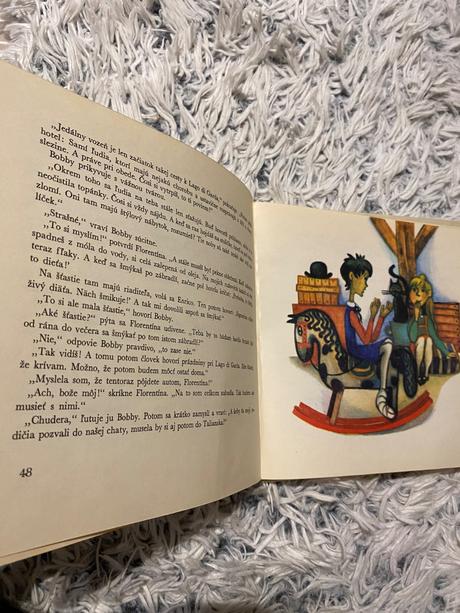 Stará retro kniha florentina james krüss 1971,