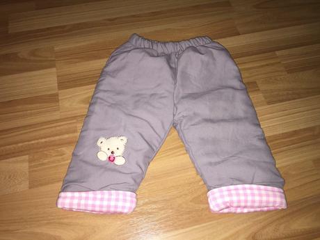 Hrube zateplene nohavice, 74