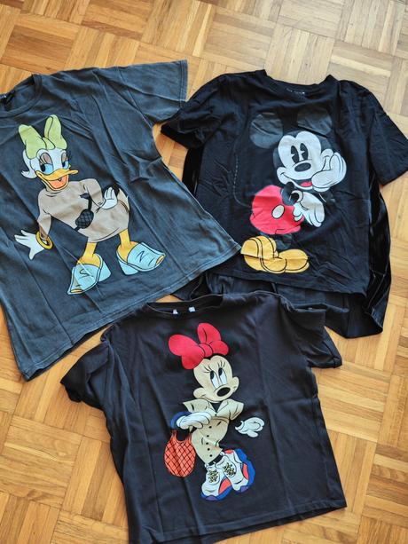 3x zara bavlnené štýlové moderné tričká, zara,m