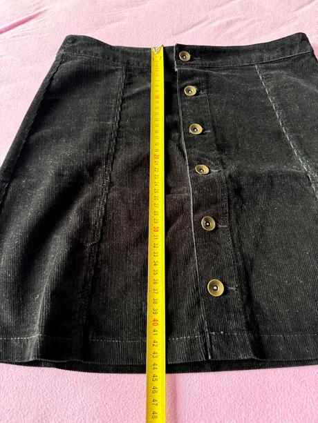 Ćierna hrubá sukňa, f&f,38