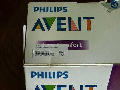 Elektrická odsávačka avent, 