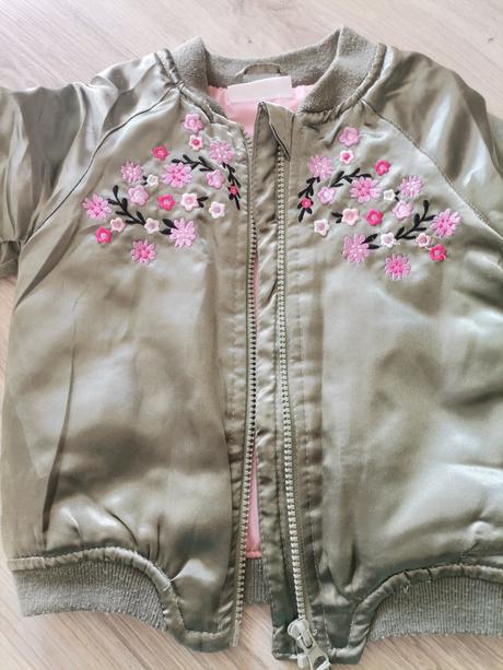 Dievčenska zelená bunda bombera, pepco,86