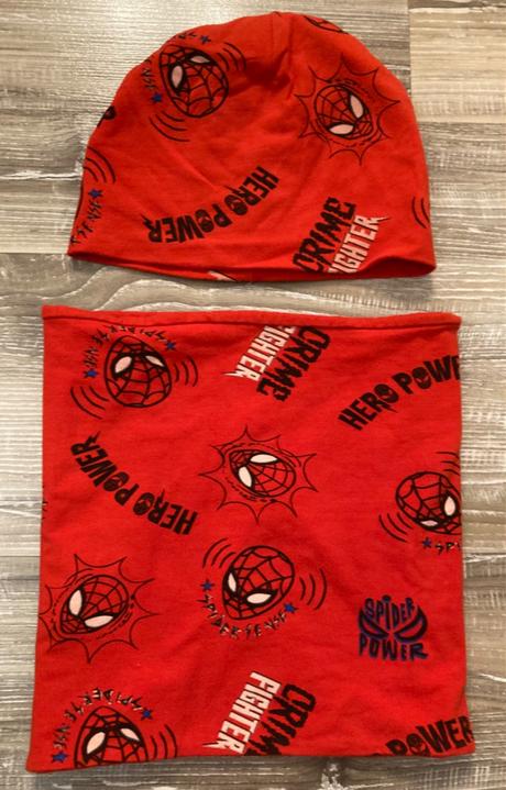 Prechodná súprava marvel,čiapka+nákrčnik, 116