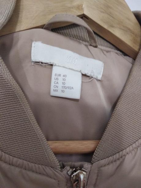 Dámska bombera, h&m,l