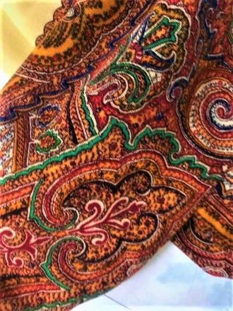 Kašmírová šatka na krk/šál, l