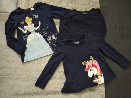 Tričká v.2-4r, h&m,98