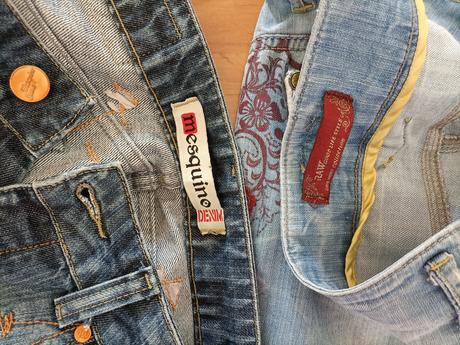 Dámske rifle s nízkym pasom, m