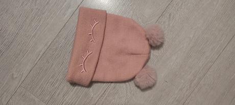 Detská pletená čiapka, h&m,56