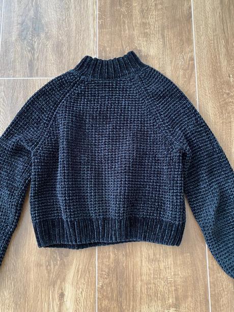 Čierny sveter, h&m,s