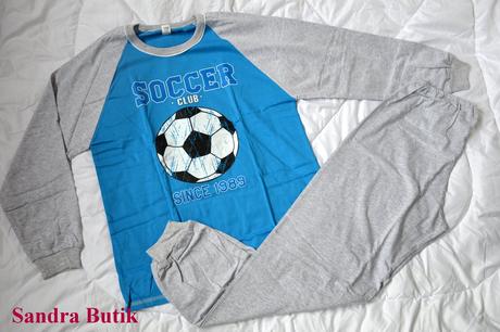 Detské bavlnené pyžamo pre -násť ročných motorka, 140 - 170