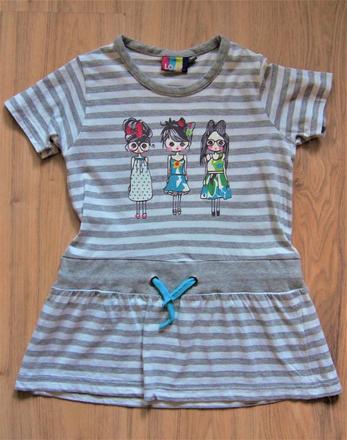 Bavlnené šatočky 1-krát oblečené, loap,122