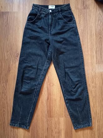 Tmavo šedé džínsy tally weijl, tally weijl,xs